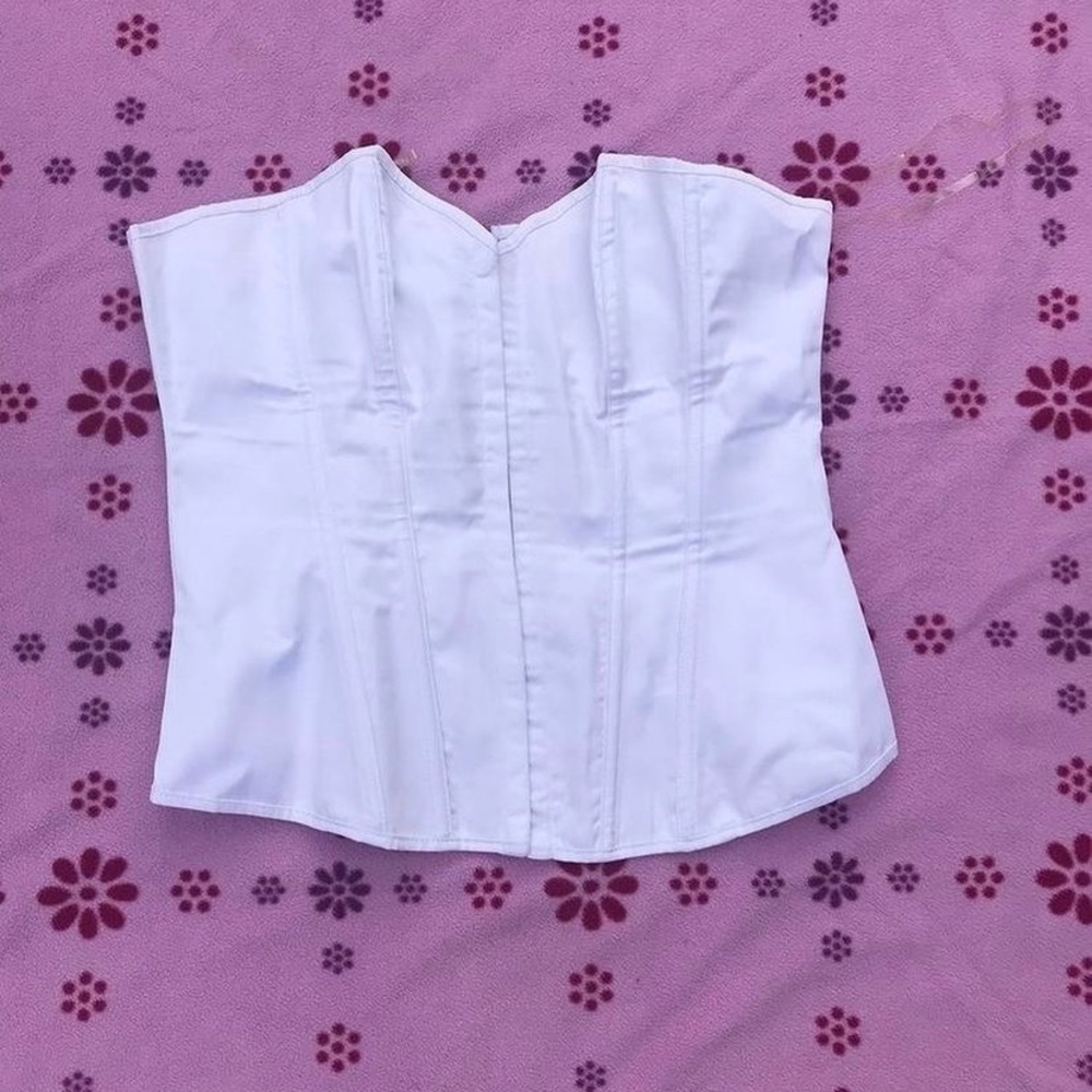 Fredericks white corset